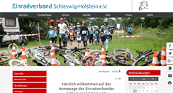 Desktop Screenshot of einradverband-sh.de